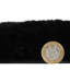 Lehi area rug Table Tufted Sheepskin Black-676803627