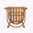 Outdoor Barstool Teak Wood Cushion Sturdy Leg Structure