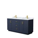 Wyndham Collection Miranda 84'' Free Standing Double Bathroom Vanity ...