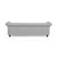 Canapé moderne 3 places en tissu gris