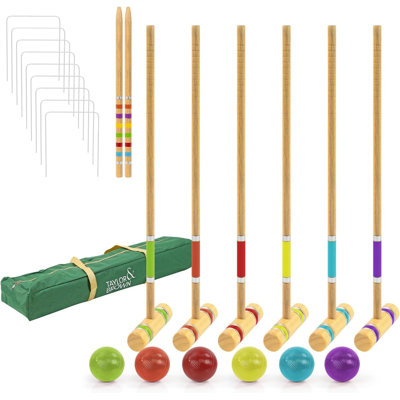 SmashingDealDirect Wood Croquet