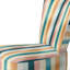 Fauteuil d'appoint rembourré avec motif à rayures Retro Revival