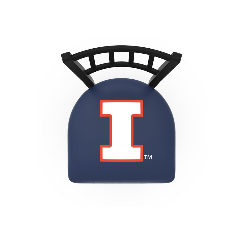 NCAA Swivel 30" Bar Stool, Illinois Fighting Illini