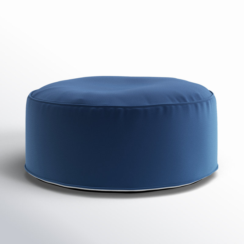 Repose-pieds d'extérieur gonflable Desma, Bleu marine