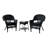 Byxbee 2 - Person Patio Conversation Set with Cushions-539421182-539421176