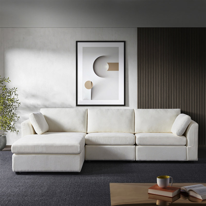 Modular Sofa Chenille Fabric