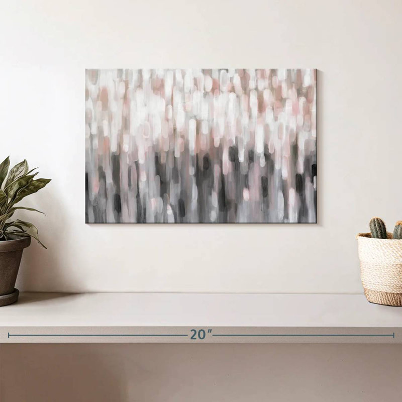Avery Blushing Strokes, 8" H x 12" W