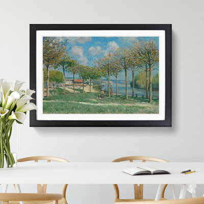 View of Marly from Coeur-Volant by Alfred Sisley - Picture Frame Painting