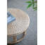 Table ronde en rotin - ensemble de 2 - Brun