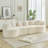 Compression Cloud Sectionals, 111.5 Inch Corduroy Modern Home Sofa