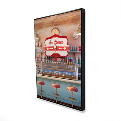 «Ice Cream Parlor» sur toile
