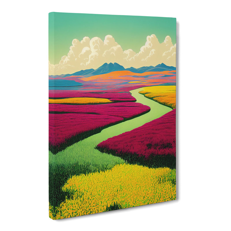 CAN-V0523-2944X Wonderful Spring Landscape - Wrapped Canvas Print, 50cm H x 35cm W