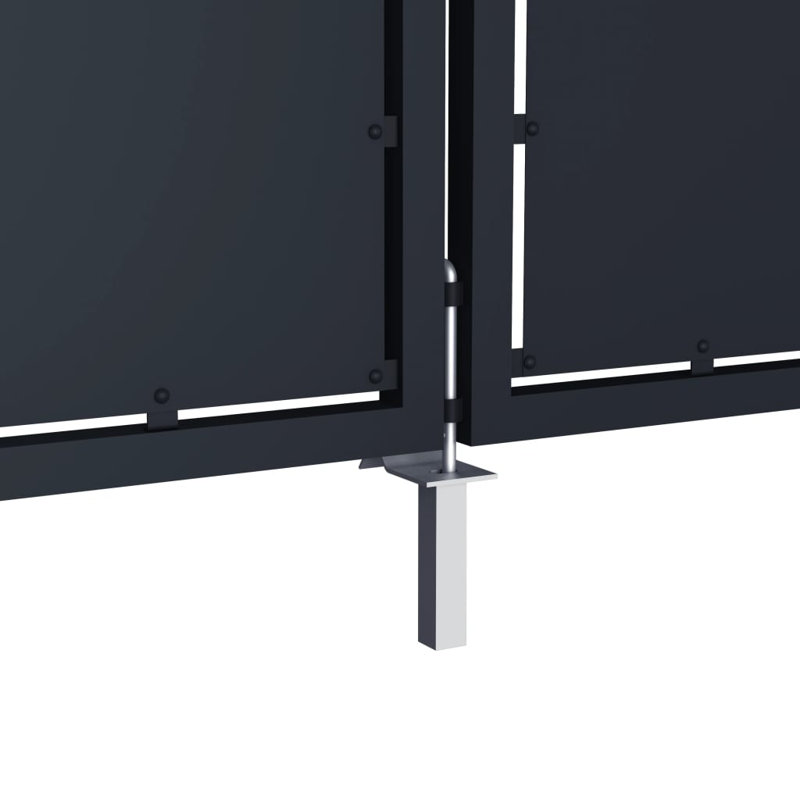 Melynnie Black Metal Gate, 150cm H x 350cm W