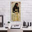  «Natural Beauty In Gold 2» par Alonzo Saunders, art mural sur toile, 12 po x 24 po