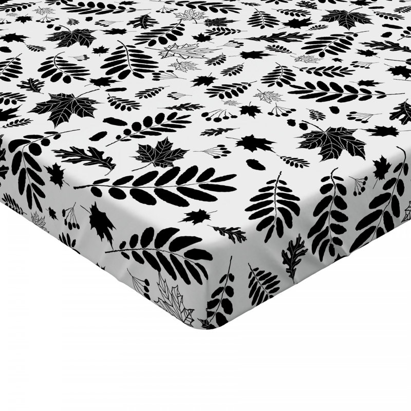 Microfiber Floral Fitted Sheet, Full Fitted Sheet