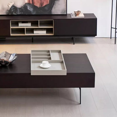 Simple coffee table TV cabinet combination
