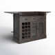 Catherine 67.75'' Solid Wood Bar Cabinet