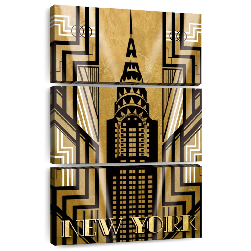 NY Deco, H 38 po x l 24 po
