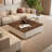 Minimalist Square Coffee Table Set-116816666-116816667