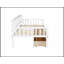 Lit blanc élégant avec une fabrication durable et un design polyvalent pour tout décor-37384095