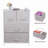 Flemingdon Iron 152.4cm W 4 - Drawer Chest of Drawers