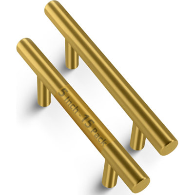 Mega Handles 35 Pack 7.38" Round Cabinet Pulls | Stainless Steel Hardware for Kitchen, Bathroom, Wardrobe & Drawer Doors | Easy Installation Included