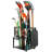 Garden Tool Organizer Heavy Duty,Yard Tool Tower Rack,Garage Storage Organization For Long Handle Tools,Rake,Brooms,Extra Hooks For Small Shovel,Shear.All Metal,Free Standing.
