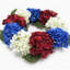 Couronne de fleurs d'hortensia artificielle 20 po-981439090