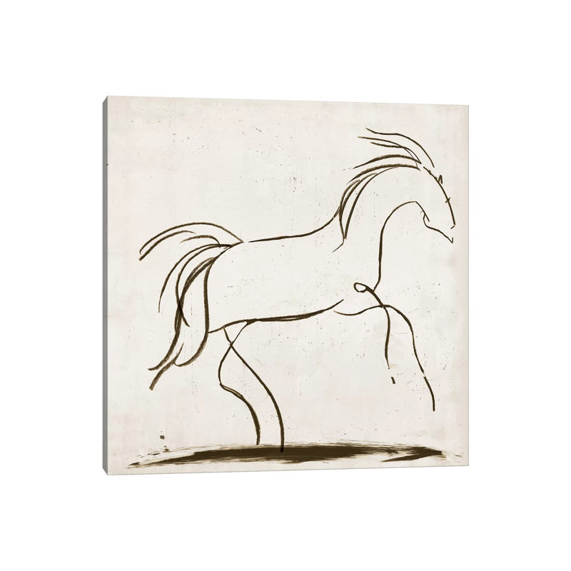 Horse II by Tom Reeves - Wrapped Canvas Print, 93.98 cm H x 93.98 cm W x 1.91 cm D