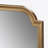 Gold Scalloped Wood Wall Mirror