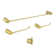 Jacob-Jon 4 - Piece Bathroom Hardware Set