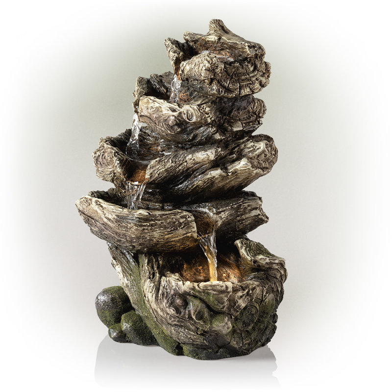 Ralon Fountain with Lights, 11" H x 6" W x 5" D