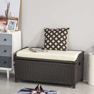 Wicker Outdoor Bench