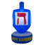 Weather Resistant Polyester Freestanding Hanukkah Outdoor Decoration