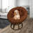 51 Inch Water Resistant Outdoor Papasan Cushion With Removable Cover For Patio Chair-208512232