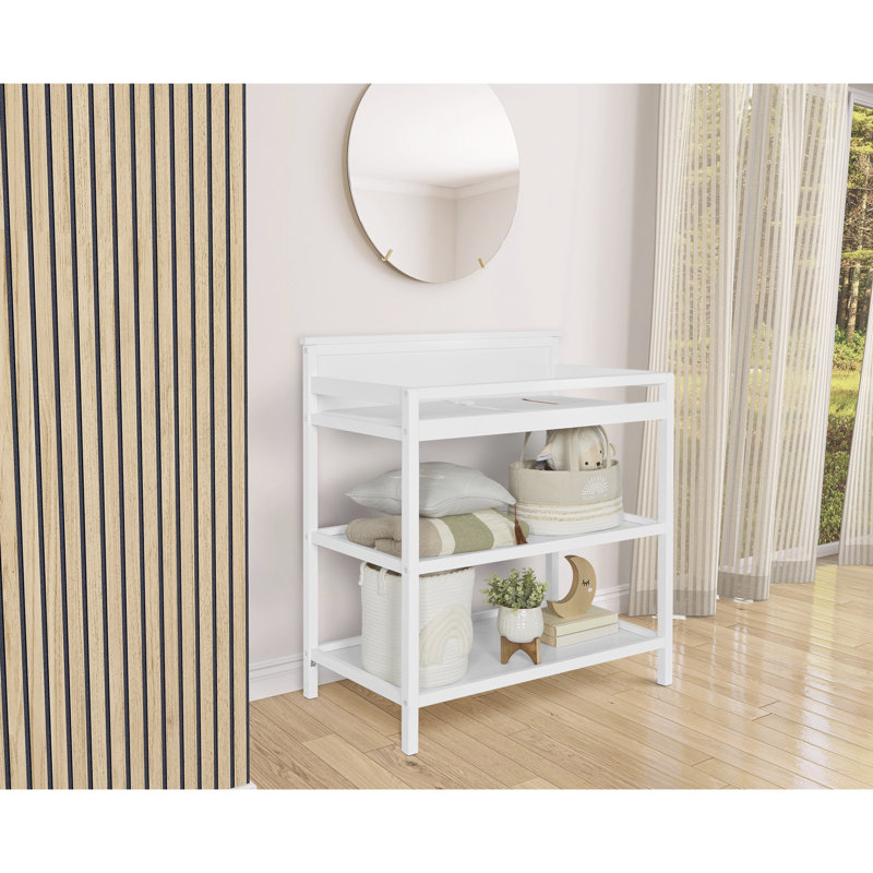 Table à langer universelle avec coussin, Blanc