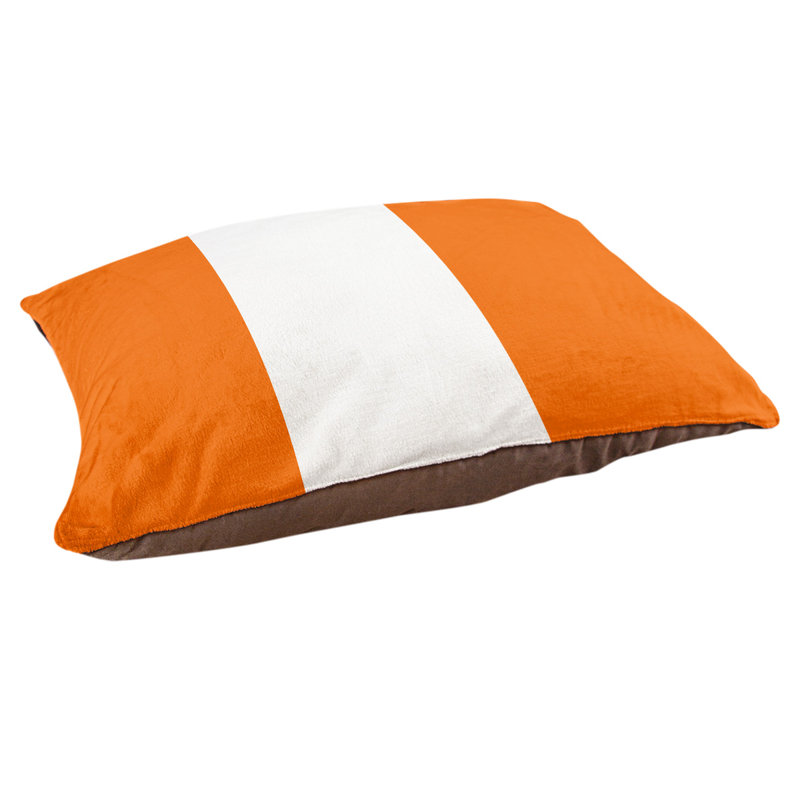 Coussin Atlanta, Orange, Grand (l 40 po x P 30 po x H 6,5 po)