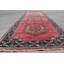 Tapis rose, tapis géométriques, tapis de couloir 4,7 x 12,2 pi, tapis turc, tapis rétro rose