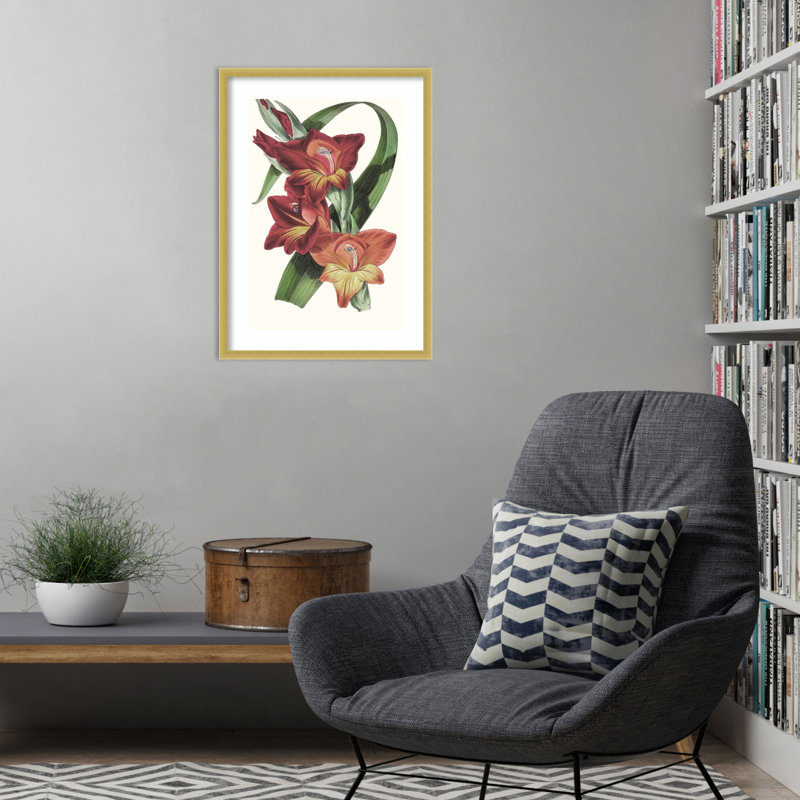 Impression sur bois encadrée «Tropicals II» par Cleasta, H 25 po x l 19 po