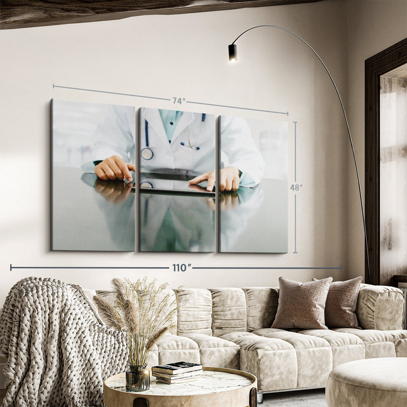 Impression sur toile, H 48 po x l 74 po x P 1,25 po