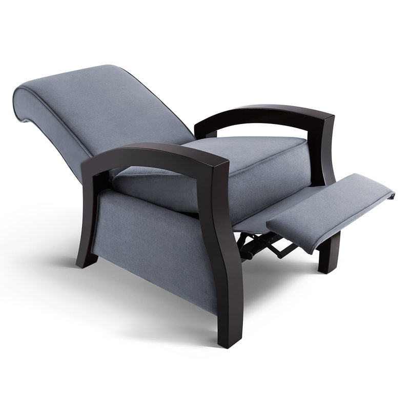 Kuta Upholstered Recliner, Gray
