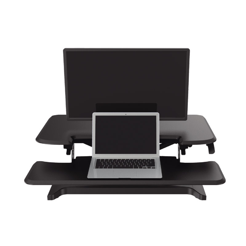 Winnetka Adjustable Metal Base Standing Desk Converter