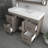 Roylynn 47.2'' Single Bathroom Vanity with Solid Surface Top-31381580