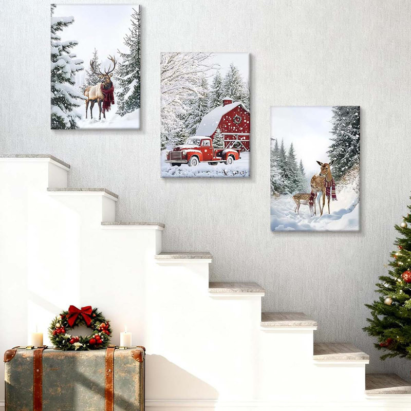3 Piece Wrapped Canvas Print