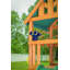 Ensemble de jeu Mountain View Lodge avec toit en bois et balançoire à glissade verte-53131404