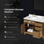 Meuble-lavabo simple 42 po Eris en Macchiato
