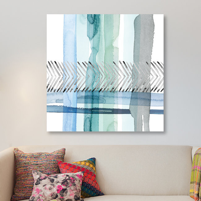 « cross couture i », reproduction sur toile, H 18 po x l 18 po x P 1,5 po, Toile tendue, Pas de tapis