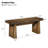 42.5'' Solid Wood Entryway Bench Farmhouse Dining Bench For Living Room, Foyer