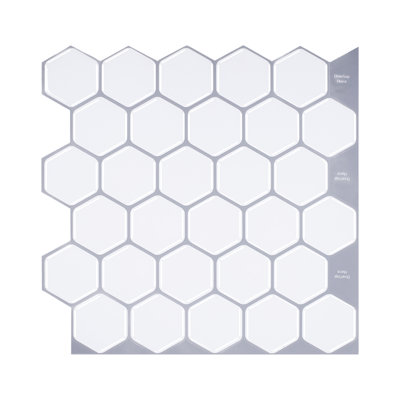 12 in. W x 12 in. L Fireplace Surround Peel and Stick Mosaic Tile