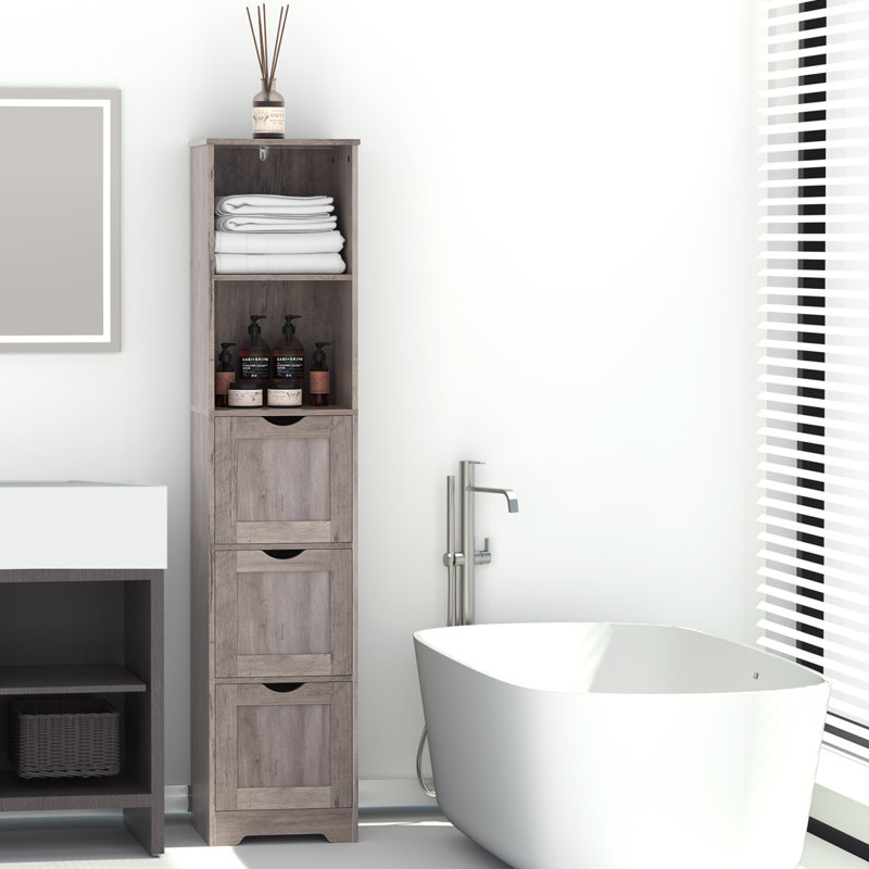 Armoire de salle de bain avec 3 tiroirs et 2 tablettes